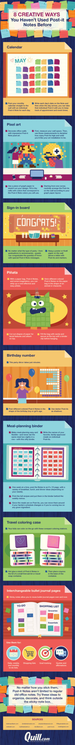 Top 10 Uses for Post It Notes 1 8 creative ways you haven’t used Post-it notes before