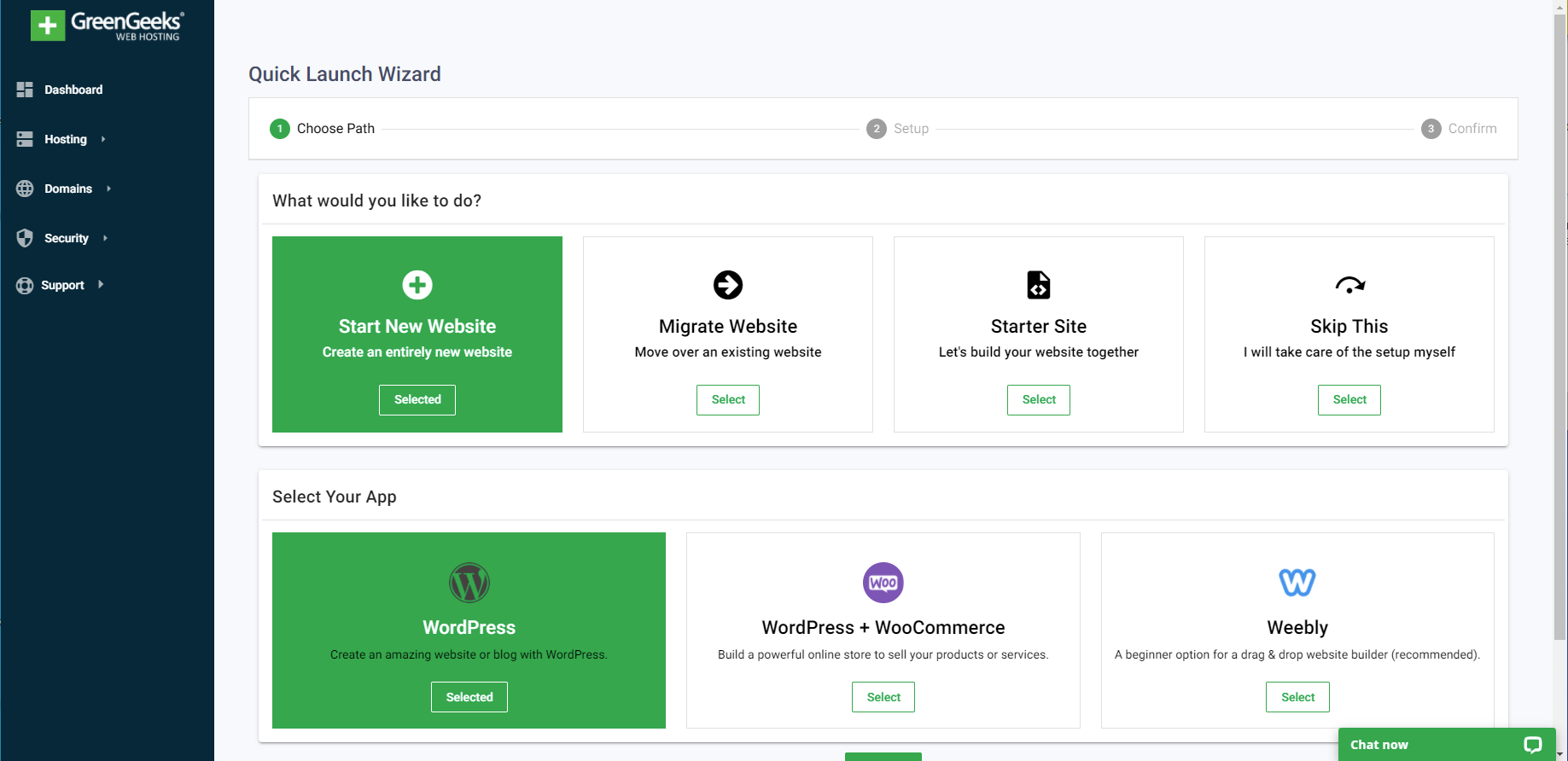 step4 select your app